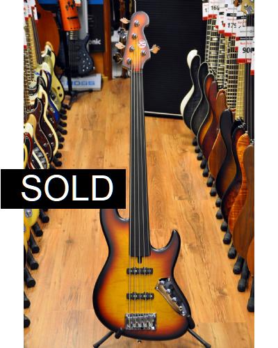 Maruszczyk Elwood 5p Fretless Sunburst